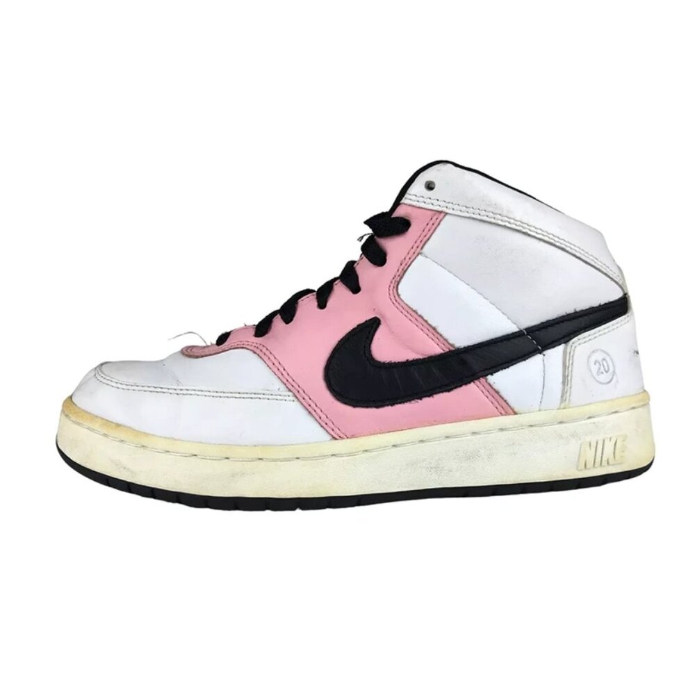 Nike Womens White 308444 101 Lace Up Activewear Basketball Shoes Size US 9 - Picture 2 of 9